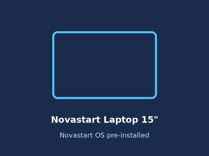 Novastart 15" Laptop with Novastart OS pre-installed